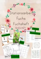 Vorschau - Stationenlernen - Komplettpaket Fuchs Stationsarbeit Fuchsheft Lineatur Klasse 3 - Deckblatt
