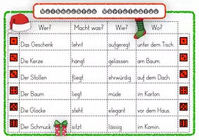 Vorschau - Arbeitsblätter - Würfelsätze - Weihnachten - Seite 2