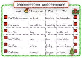 Vorschau - Arbeitsblätter - Würfelsätze - Weihnachten - Seite 3