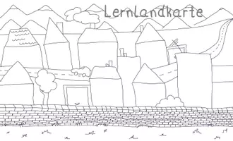 Vorschau - Arbeitsblätter - Lernlandkarte für alle Fächer - Deckblatt