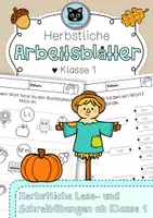 Vorschau - Arbeitsblätter - Arbeitsblätter für den Herbst | Deutsch | Klasse 1 - Deckblatt
