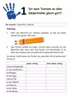 Vorschau - Stundenentwürfe - Wir testen die Empfindlichkeit unserer Haut! - Ein Experiment zum Thema Tastsinn - Seite 3
