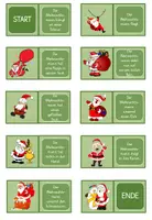 Vorschau - Spiele - kostenloses Dominospiel "Weihnachtsmänner" 2-fach differenziert - Seite 2