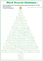 Vorschau - Spiele - New Year tree word Search Christmas / Happy New Year topic - Seite 1