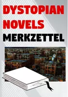 Vorschau - Merkblätter - Merkzettel: Anzalyzing dystopian novels - Deckblatt
