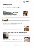 Vorschau - Arbeitsblätter - Milch - Woher kommt die Milch? - Deckblatt