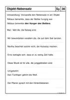 Vorschau - Arbeitsblätter - Übungspaket - Nebensätze - Deckblatt