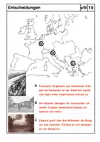 Vorschau - Arbeitsblätter - 1. Weltkrieg: Entscheidende Kämpfe (Test) - Seite 1
