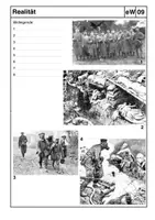 Vorschau - Arbeitsblätter - 1. Weltkrieg: Freude und Realität - Seite 1