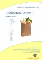 Vorschau - Fördermaterial/Inklusion - Lebensmittel DaZ (3) - Bildkarten & Wortkarten - Deckblatt