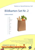 Vorschau - Fördermaterial/Inklusion - Lebensmittel DaZ (2) - Bildkarten & Wortkarten - Deckblatt