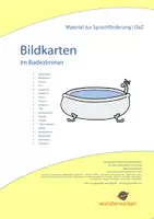 Vorschau - Fördermaterial/Inklusion - Wohnen DaZ - Badezimmer: Bild-Wort-Karten - Bildkarten - Deckblatt