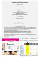 Vorschau - Arbeitsblätter - Kreuzworträtsel Sachunterricht Klasse 3-4 | Sachunterricht Biologie Grundschule Klasse 3-4 | Tiere, Körper, Sehenswürdigkeiten, Allgemeinwissen, Infotexte, Lösungen - Seite 1