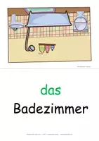 Vorschau - Fördermaterial/Inklusion - Wohnen DaZ - Unser Haus: - 19 Bild-Wort-Karten - Bildkarten - Seite 3