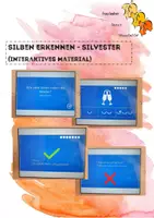 Vorschau - Spiele - Silben erkennen - Silvester (interaktiv) - Deckblatt