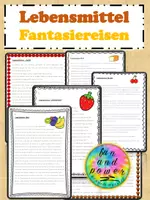 Vorschau - Stationenlernen - Fantasiereisen - Lebensmittel - Stundeneinstieg und Ausklang_Klimamaterial - Deckblatt
