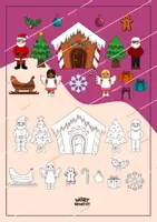 Vorschau - selbst erstellte Cliparts/Grafiken - Clipart Paket Weihnachten (kommerzielle Nutzung erlaubt) - Seite 1