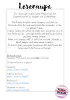 Vorschau - Poster - Urkunden für den Lesepass und die Leseraupe peach - Seite 1