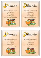 Vorschau - Poster - Urkunden für den Lesepass und die Leseraupe peach - Seite 3