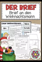 Vorschau - Unterrichtsreihen - Einen Brief an den Weihnachtsmann schreiben (Materialpaket) - Deckblatt