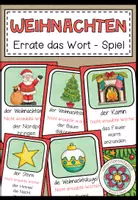 Vorschau - Spiele - Errate das Wort - Weihnachten (Spiel) - Deckblatt