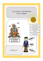 Vorschau - Stundenentwürfe - Das Gruselhaus der Wortarten - Nomen - Deckblatt