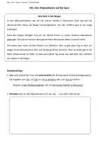 Vorschau - Arbeitsblätter - Arbeitsblatt_differenziert_Präpositionen Skiurlaub - Deckblatt