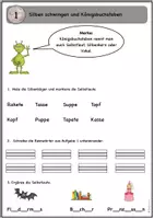 Vorschau - Arbeitsblätter - Deutsch-Übungsheft Klasse 1/2 - Seite 3