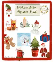 Vorschau - selbst erstellte Cliparts/Grafiken - Selbstgezeichnete Cliparts für Weihnachten - Deckblatt