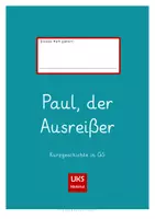 Vorschau - Arbeitsblätter - Intensiv-Lesetraining - Kurzgeschichte und Arbeitsblätter als farbiges SCHÜLERARBEITSHEFT - Deckblatt