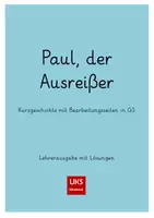 Vorschau - Fördermaterial/Inklusion - Intensiv-Lesetraining Kurzgeschichte Lehrerausgabe - Deckblatt