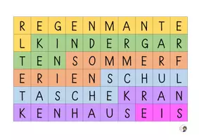 Vorschau - Stationenlernen - Wörterspiel: Langes Wort - kurze Wörter - Seite 2