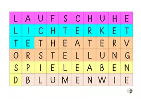 Vorschau - Stationenlernen - Wörterspiel: Langes Wort - kurze Wörter - Seite 3