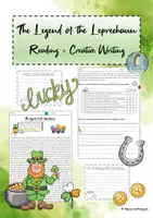 Vorschau - Arbeitsblätter - Ireland - St Patricks Day (Legend of the leprechaun) - Reading / Creative Writing - Deckblatt