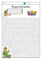 Vorschau - Arbeitsblätter - Ireland - St Patricks Day (Legend of the leprechaun) - Reading / Creative Writing - Seite 1