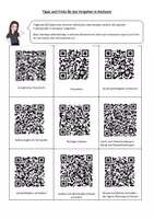 Vorschau - Merkblätter - QR-Codes zu Tipps und Tricks für das Vorgehen in Analysen - Deckblatt