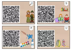 Vorschau - Arbeitsblätter - Detektiv Lesespaziergang QR - Seite 2