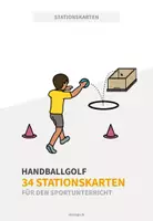 Vorschau - Stationenlernen - Handballgolf: 34 Stationskarten für den Sportunterricht - Deckblatt