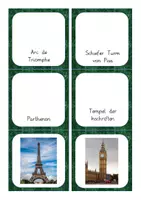 Vorschau - Stationenlernen - Lesespiel Sehenswürdigkeiten zuordnen - Seite 2