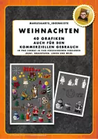 Vorschau - selbst erstellte Cliparts/Grafiken - „Weihnachten“ 40 Grafiken auch für den kommerziellen Gebrauch - Deckblatt