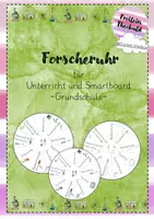Vorschau - Experimente - Forscheruhr für die Grundschule und Sek I für Unterricht und Smartboard - Deckblatt