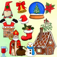 Vorschau - selbst erstellte Cliparts/Grafiken - Weihnachten: 58 verschieden Cliparts - Seite 2
