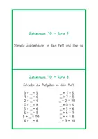 Vorschau - Aufgabenkarten - klasse 1 kartei ro 10 - Seite 3