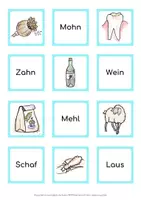Vorschau - Spiele - Freebie: Zusatzmaterial Lesestreifen "Einfache Wörter" - Seite 2