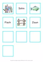 Vorschau - Spiele - Freebie: Zusatzmaterial Lesestreifen "Einfache Wörter" - Seite 3