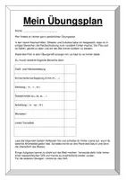 Vorschau - Fördermaterial/Inklusion - Individueller Übungsplan Rechtschreibung - Deckblatt
