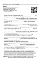 Vorschau - Arbeitsblätter - Arbeitsblätter zum Thema "Flensburg" + Lösung & MP3 + - Deckblatt