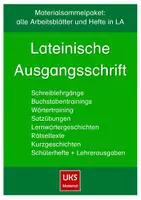 Vorschau - Stundenentwürfe - Materialsammelpaket in Lateinischer Ausgangsschrift LA - Deckblatt
