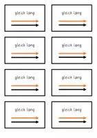 Vorschau - Fördermaterial/Inklusion - Längen vergleichen - Kärtchen zum direkten Vergleich - Seite 1