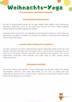 Vorschau - Stundenentwürfe - Yoga Karten ,Weihnachten' - Mini-Yoga-Faltbuch & Suchbild - Seite 1